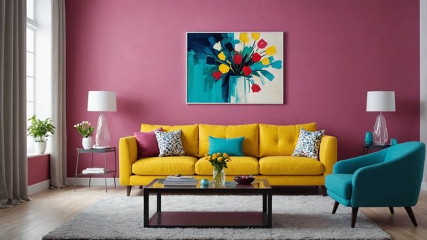 Tendance en décoration intérieure : le retour des couleurs vives